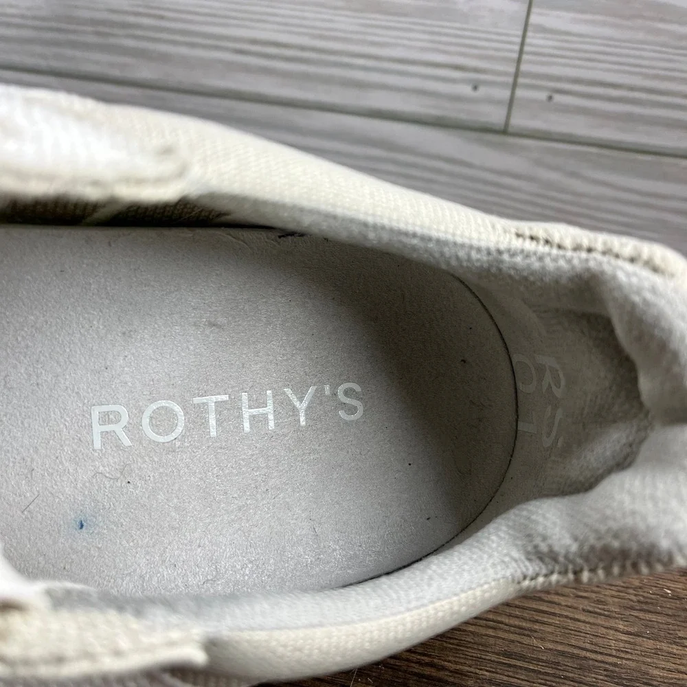 Rothy's The RS01 Sneaker Men's Bone White Shoes - Men's Size 8.5